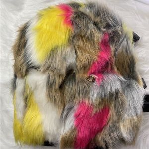 Faux Fur Book bag
